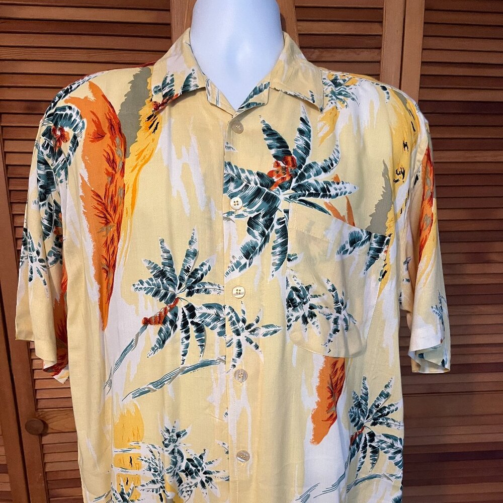 NWT SUNSET HIGHWAY SZ MEDIUM SS HAWAIIAN SHIRT